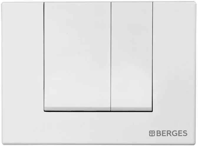 Система инсталляции для унитазов Berges Novum 040241, с кнопкой смыва, белая Sancos — официальный сайт