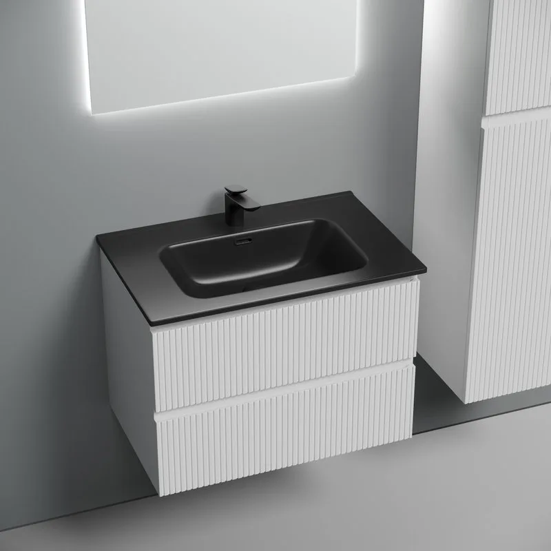 Тумба с раковиной Sancos Snob T 70 bianco, раковина CN7007MB Sancos — официальный сайт