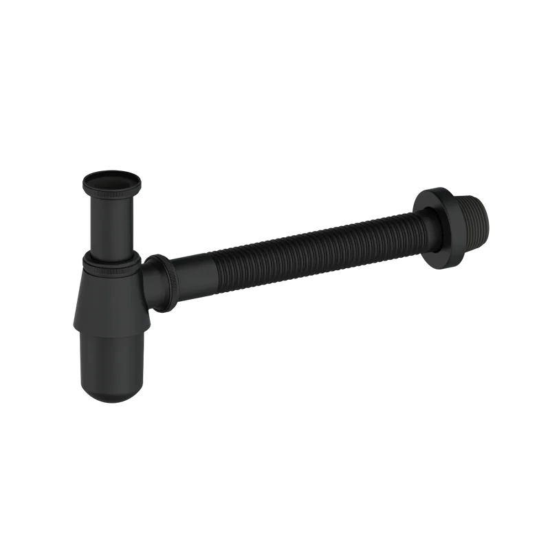 Сифон для раковины Wonzon & Woghand WW-88SS102-MB, черный матовый Sancos — официальный сайт