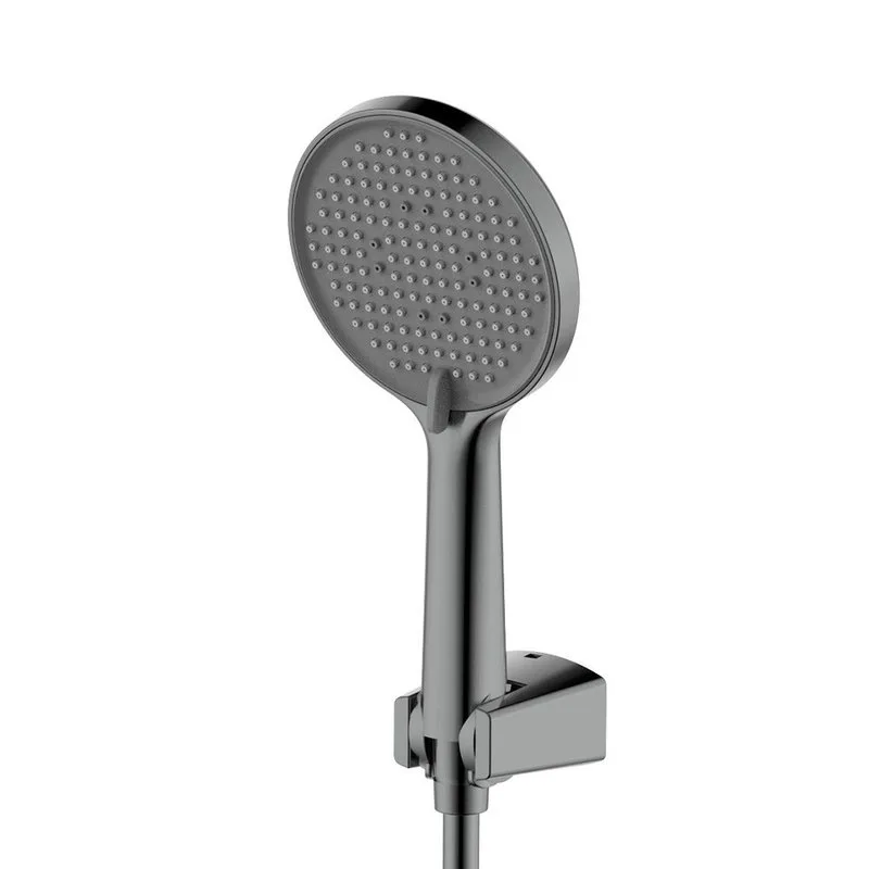 Смеситель для ванны с душевым гарнитуром, метал Gun metal, AQUAme Asti AQM6412GM Sancos — официальный сайт