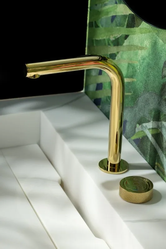 Смеситель для раковины Boheme Tech 158-G золото Sancos — официальный сайт