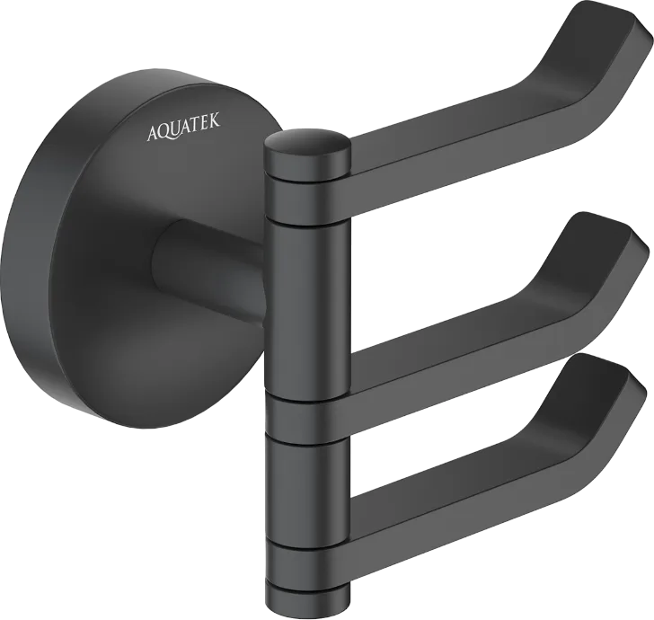 Крючок AQUATEK Бетта AQ4632MB матовый черный Sancos — официальный сайт