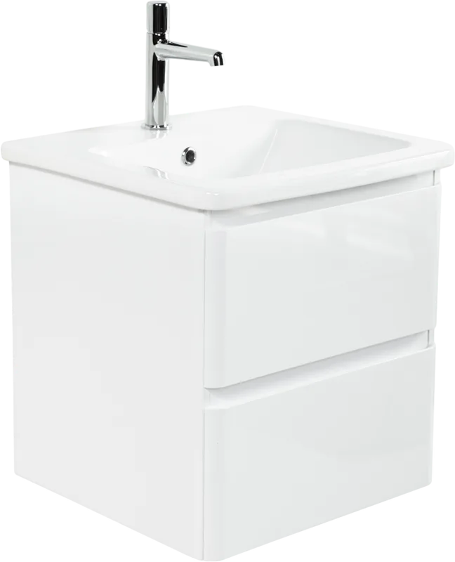 Тумба под раковину без столешницы BelBagno Albano-Cer 50 подвесная, bianco lucido Sancos — официальный сайт