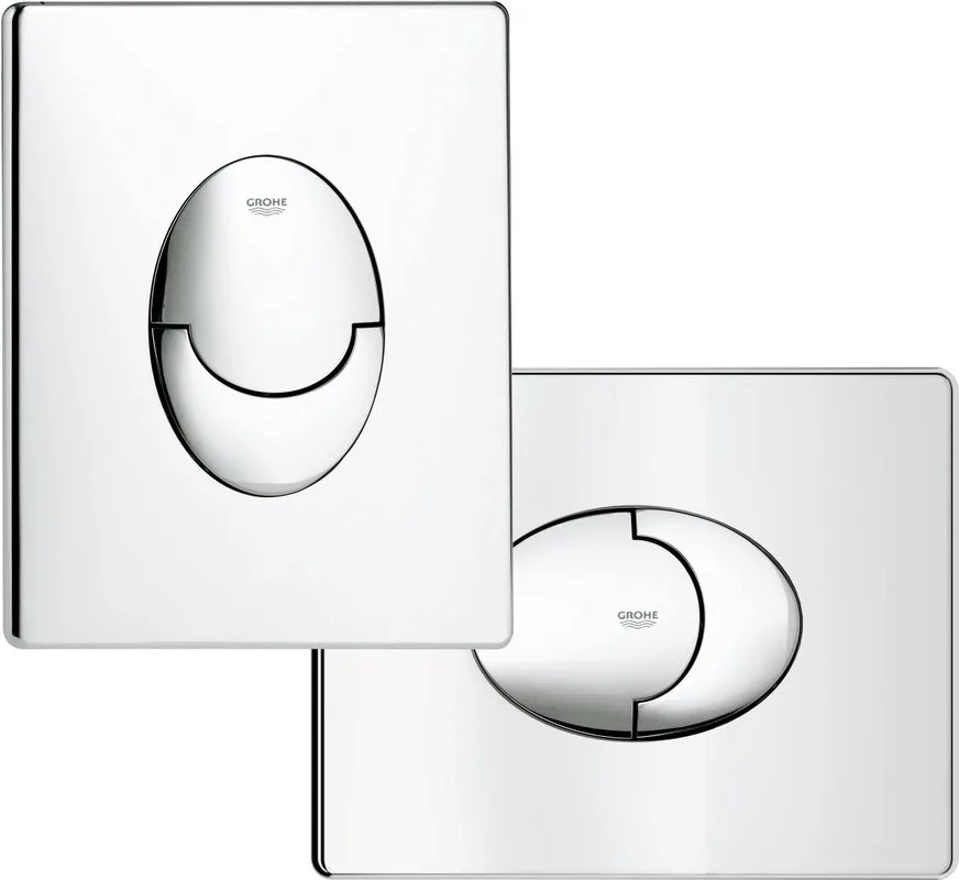 Кнопка смыва Grohe Skate Air 38506000, хром Sancos — официальный сайт