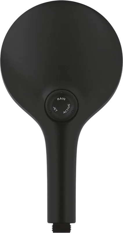 Душевая лейка Grohe Rainshower SmartActive 130 22127KF0 фантомный черный Sancos — официальный сайт