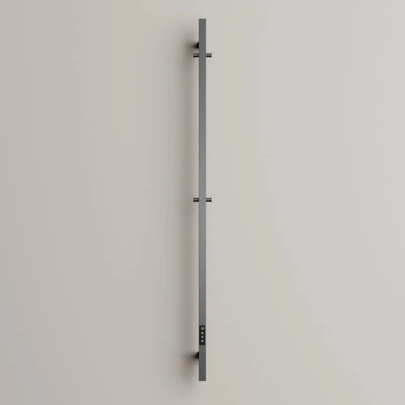 Полотенцесушитель электрический Sancos Linn 150x3 I-образный, вороненая сталь, SC13002GG Sancos — официальный сайт