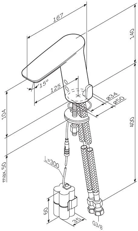 Смеситель для раковины AM.PM Inspire V2.0 F50A02322 черный, сенсорный Sancos — официальный сайт