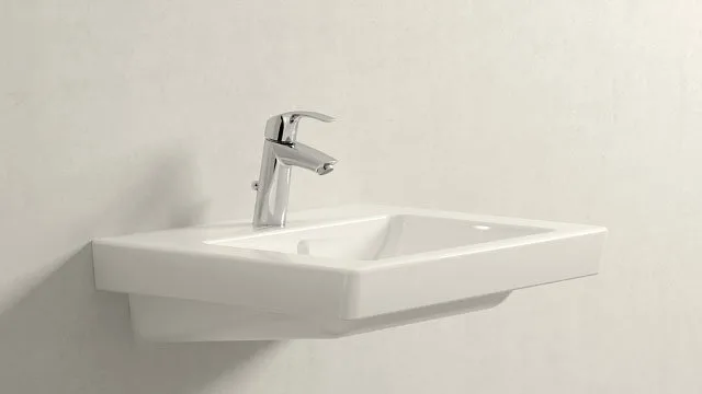 Смеситель для раковины Grohe 23322001 хром Sancos — официальный сайт