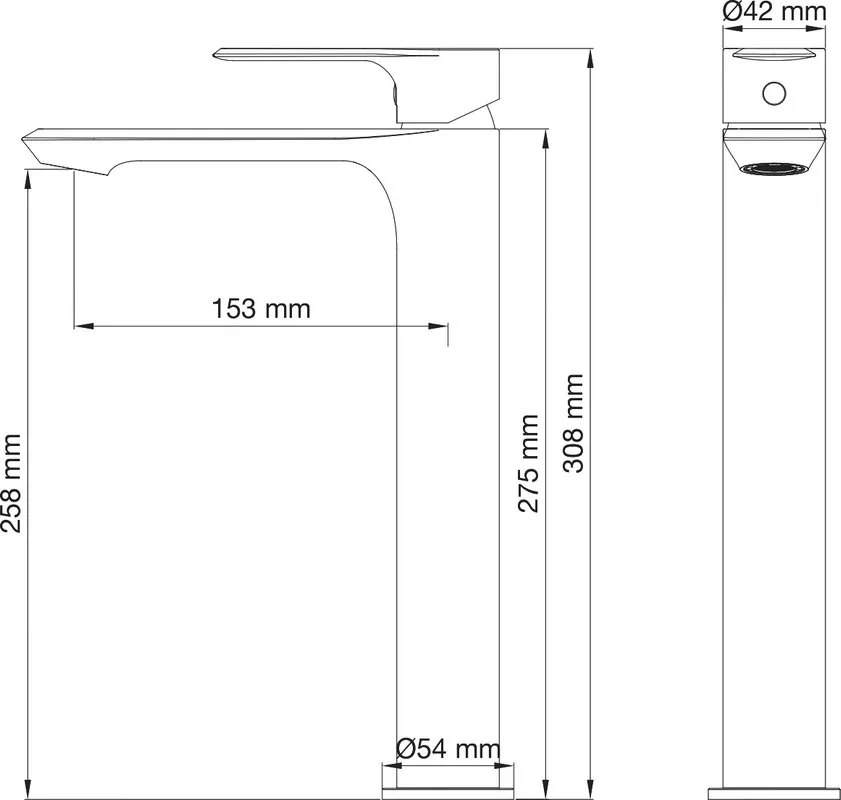 Смеситель для раковины Wonzon & Woghand WW-88019079-CR хром Sancos — официальный сайт