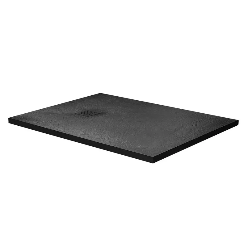 Поддон для душа BelBagno Uno TRAY-MR-UNO-AH-120/80-35-NERO-NO 120х80, черный матовый, с сифоном Sancos — официальный сайт
