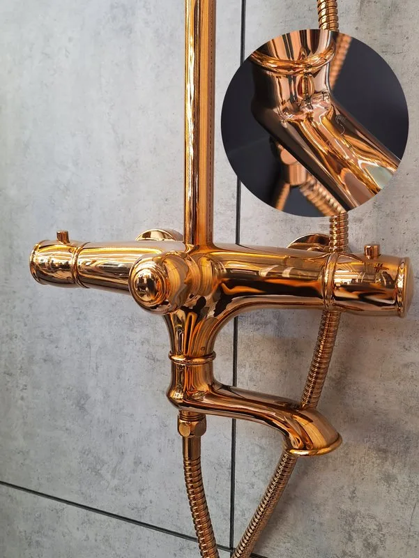 Душевая стойка AltroBagno Beatrice 030403 R Or, розовое золото Sancos — официальный сайт