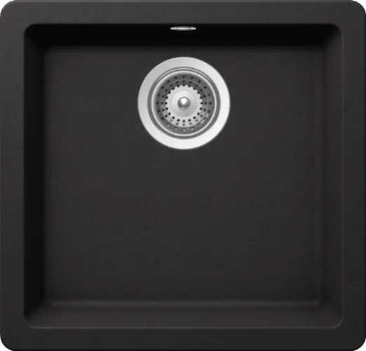 Мойка кухонная Schock Quadro 701046U 50 Cristalite неро Sancos — официальный сайт