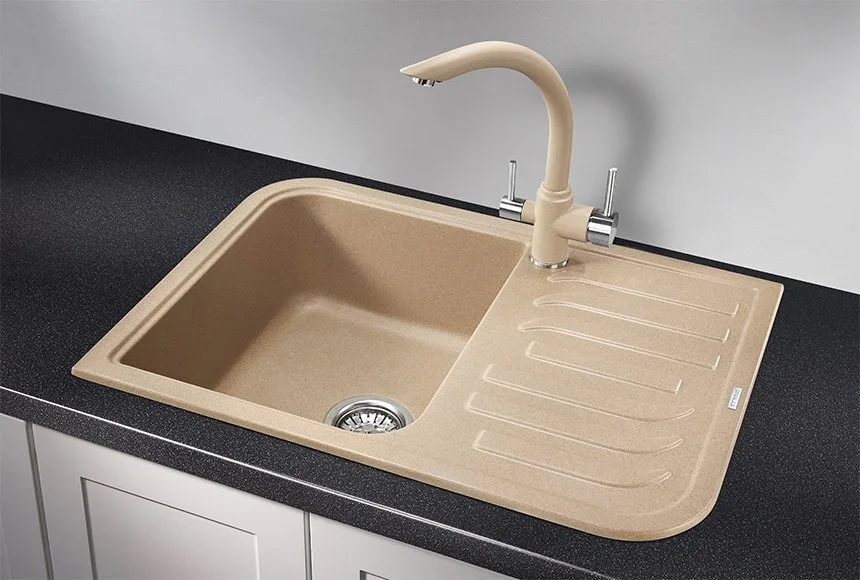 Мойка кухонная Granula 7001, песок Sancos — официальный сайт