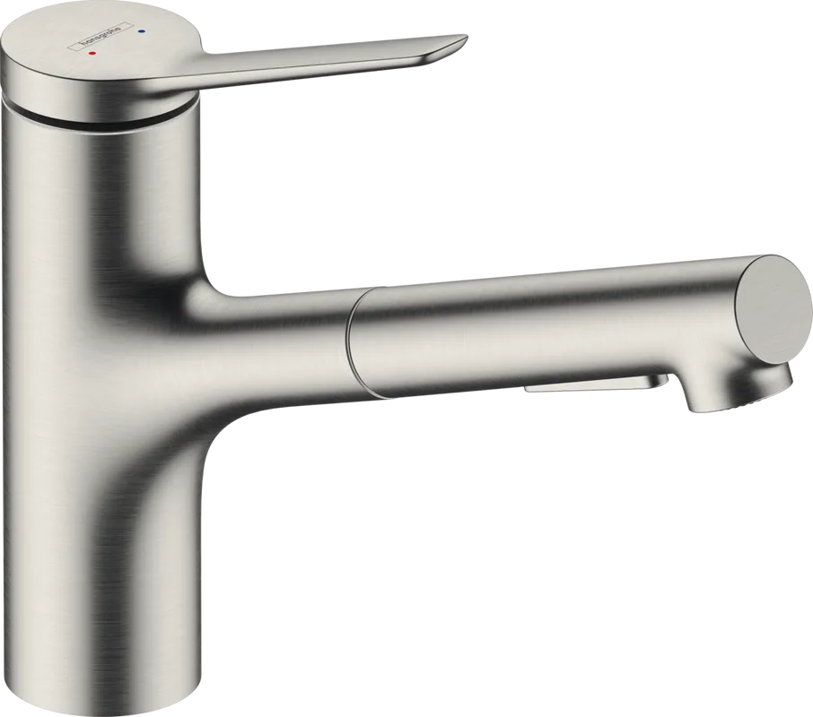 Смеситель для кухни Hansgrohe Zesis M33 74800800 сталь Sancos — официальный сайт