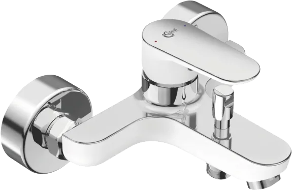 Смеситель для ванны с душем Ideal Standard Tyria BC157HO, Matt White Chrome Sancos — официальный сайт