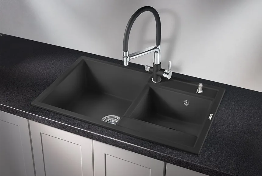 Мойка кухонная Granula 8201 турмалин Sancos — официальный сайт