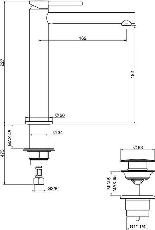 Смеситель для раковины Gattoni Circle One 9046/90C0 хром Sancos — официальный сайт