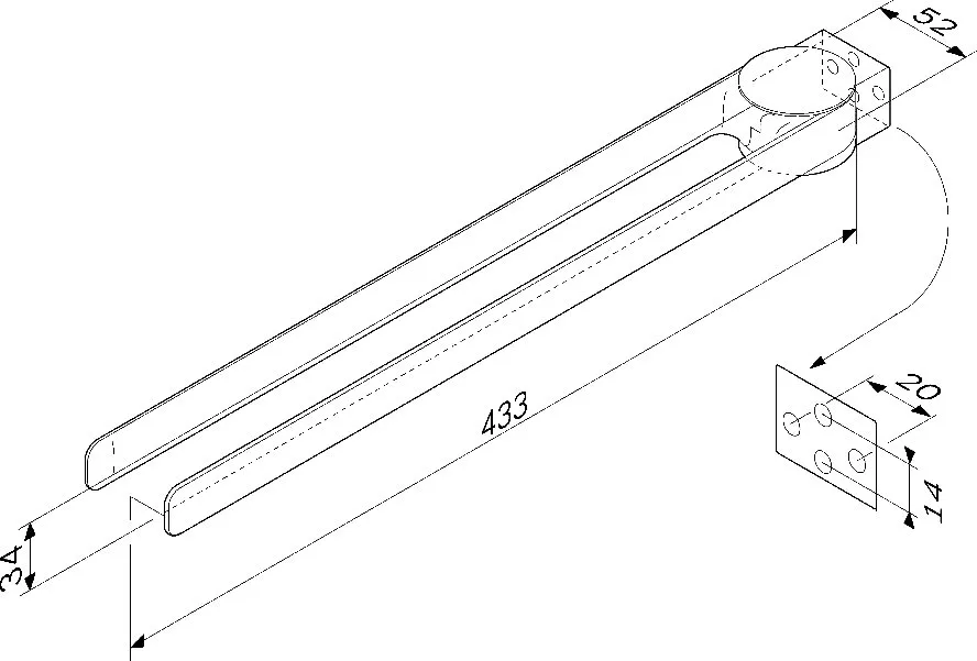 Полотенцедержатель AM.PM Inspire 2.0 A50A32622 черный Sancos — официальный сайт