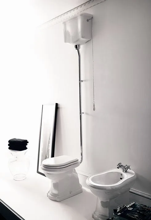 Механизм смыва Kerasan Waldorf 754590 хром Sancos — официальный сайт
