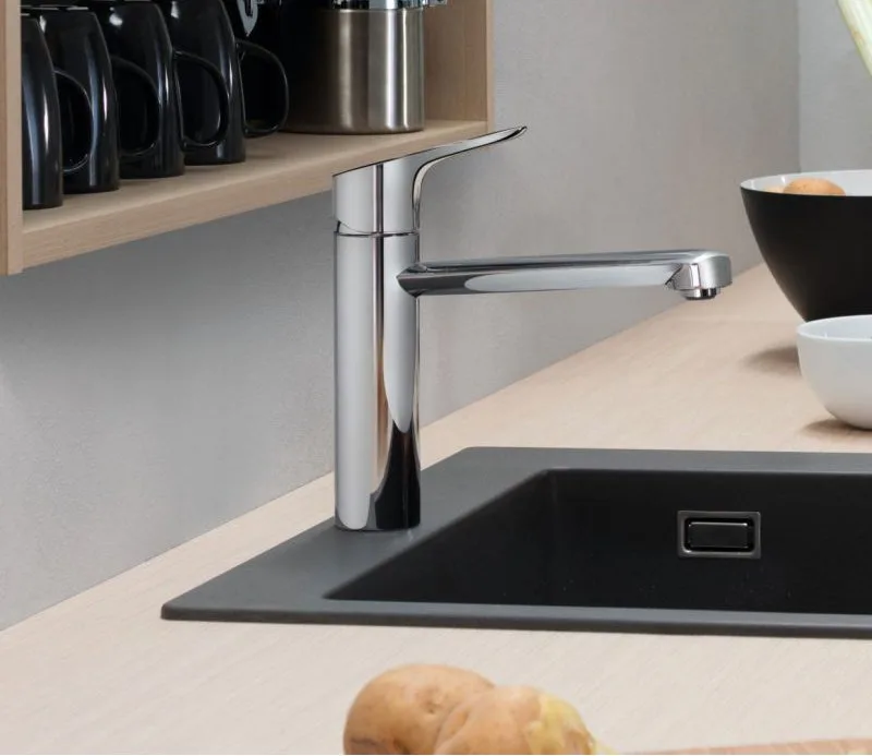 Смеситель для кухни Hansgrohe Focus M43 71816000 хром Sancos — официальный сайт