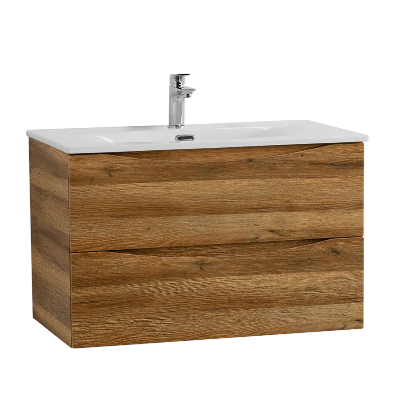Тумба под раковину без столешницы BelBagno Marino-cer-n 80 подвесная, rovere rustico Sancos — официальный сайт