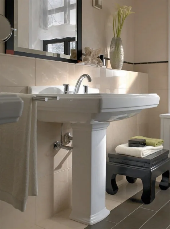 Пьедестал для раковины Villeroy & Boch Hommage 7232 00 R1 alpin Sancos — официальный сайт