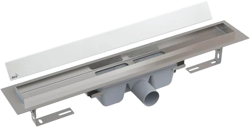 Душевой трап (лоток) AlcaPlast APZ6 S-950, 95 см, с решеткой FLOOR-950 95 см, под плитку Sancos — официальный сайт