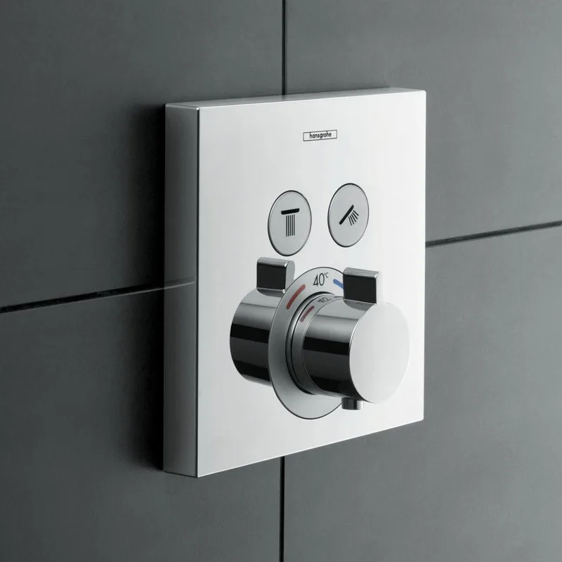 Термостатический смеситель встраиваемый Hansgrohe ShowerSelect 15763000, для душа, хром Sancos — официальный сайт