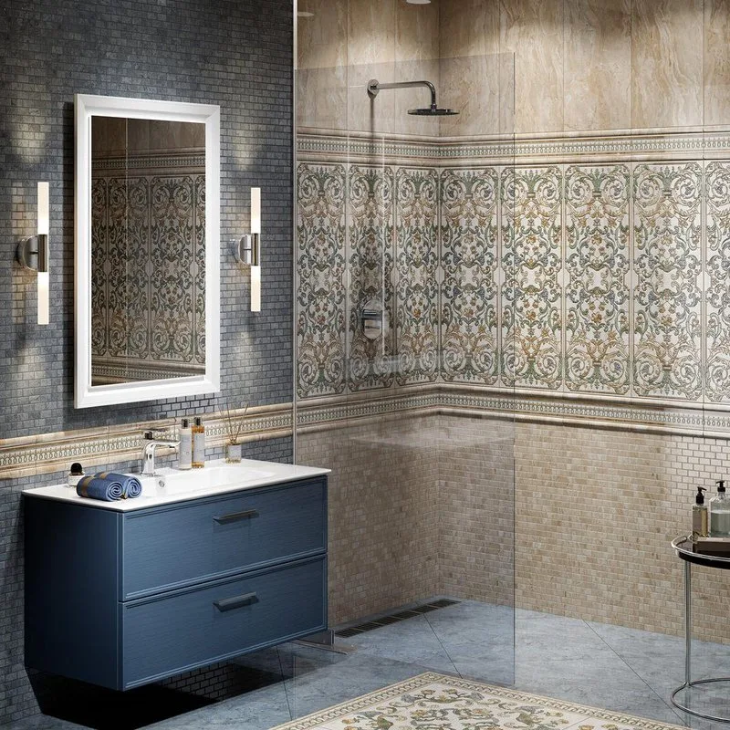 Тумба под раковину без столешницы KERAMA MARAZZI Piano Classic 75 подвесная, ясень синий матовый Sancos — официальный сайт