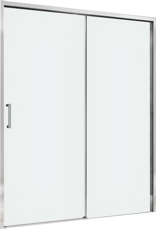 Душевая дверь в нишу Abber Komfort AG93170 170 см, профиль хром, стекло прозрачное Sancos — официальный сайт