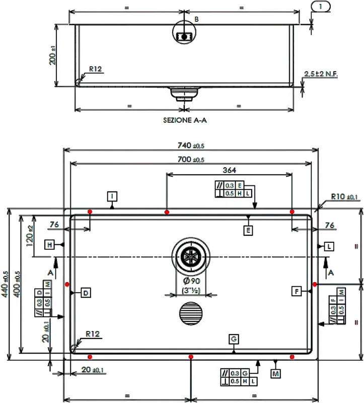Мойка кухонная Alveus Nox 60 Sancos — официальный сайт