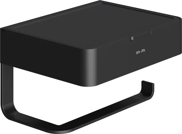 Держатель туалетной бумаги AM.PM Inspire 2.0 AA50A341522 с полкой для телефона и контейнером, черный
