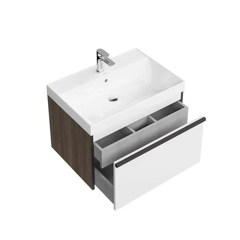 Тумба под раковину без столешницы KERAMA MARAZZI Modula 70 подвесная, арабика, глянцевая белая Sancos — официальный сайт
