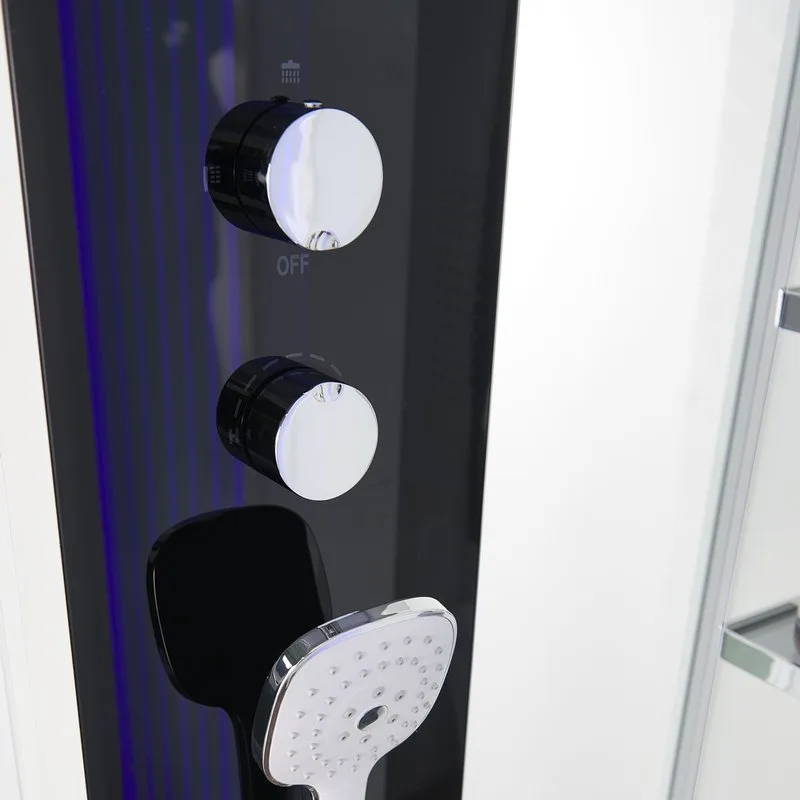 Душевая кабина Orans 89106W0LH белая, с баней, удлиненная ручка Sancos — официальный сайт