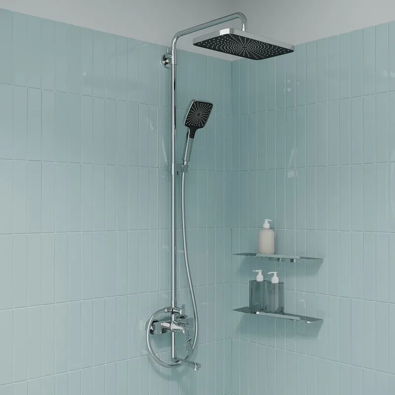 Душевая стойка IDDIS Parker PARSB3Fi06, глянцевый хром Sancos — официальный сайт