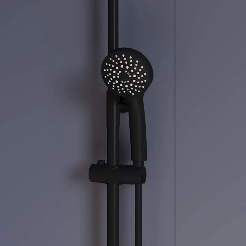Душевая стойка RGW Shower Panels SP-26B, матовый черный Sancos — официальный сайт