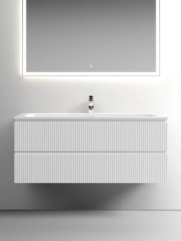 Тумба с раковиной Sancos Snob T 120 см, bianco, раковина CN7017 Sancos — официальный сайт