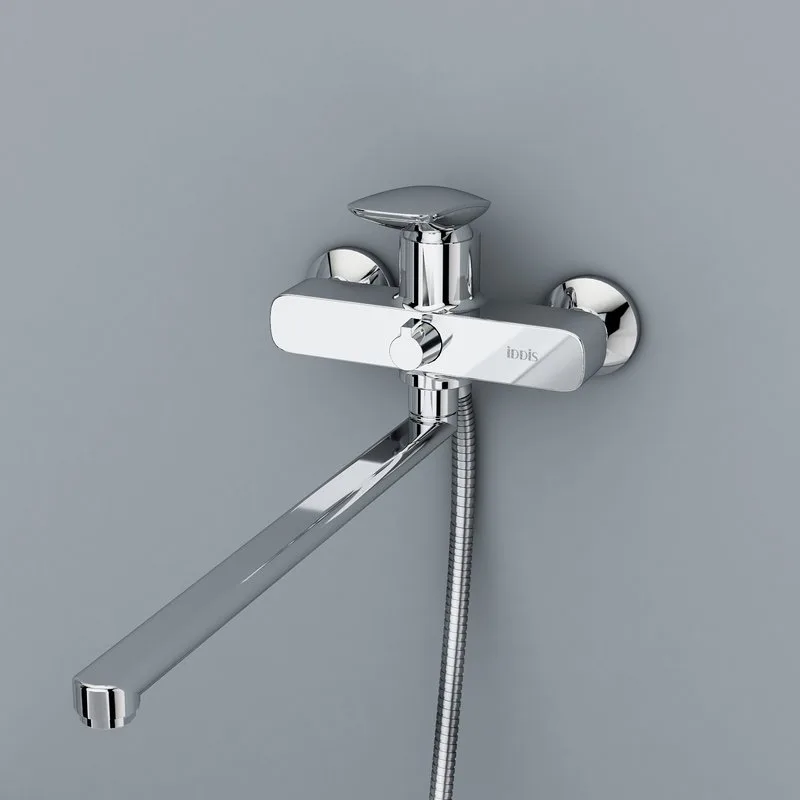 Смеситель с длинным изливом для ванны IDDIS Stone STOSB00i10WA Sancos — официальный сайт