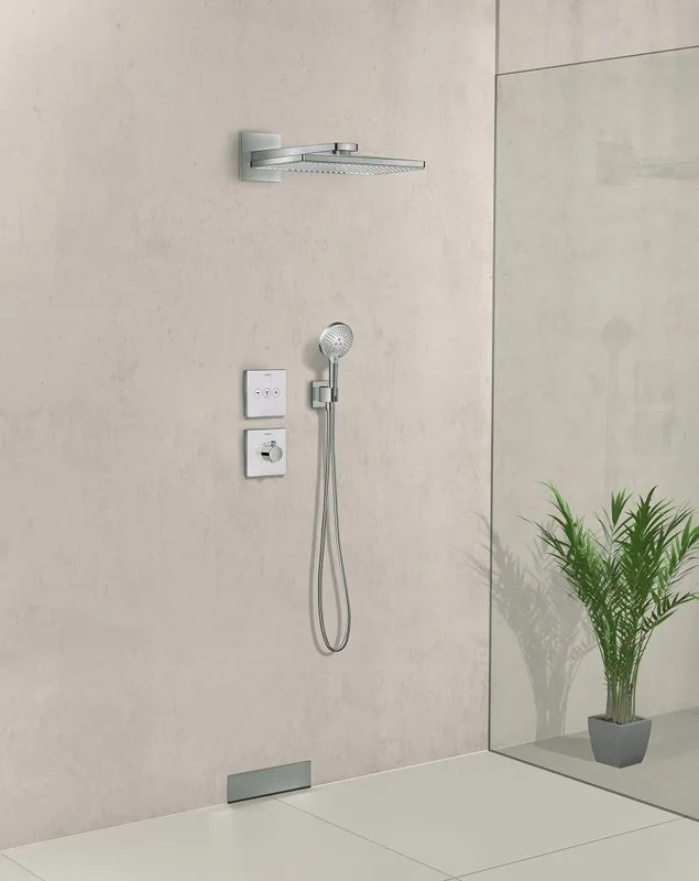 Переключатель потоков Hansgrohe ShowerSelect Trio/Quattro 15764000 на три потребителя Sancos — официальный сайт