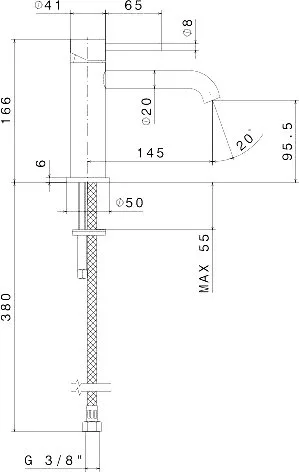 Смеситель для раковины KERAMA MARAZZI Eterna 69612XKM.59.067 брашированная медь Sancos — официальный сайт