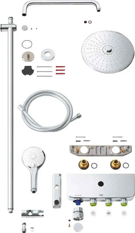 Душевая стойка Grohe Rainshower SmartControl Duo 26250000 Sancos — официальный сайт