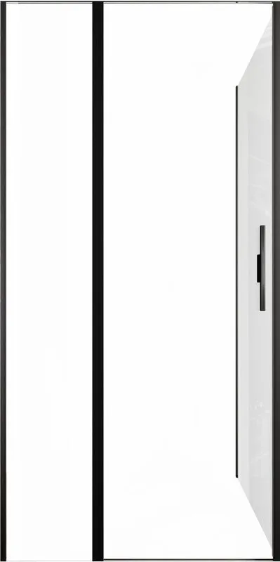 Душевой уголок Allen Brau Priority 100x80, профиль черный браш, стекло прозрачное Sancos — официальный сайт