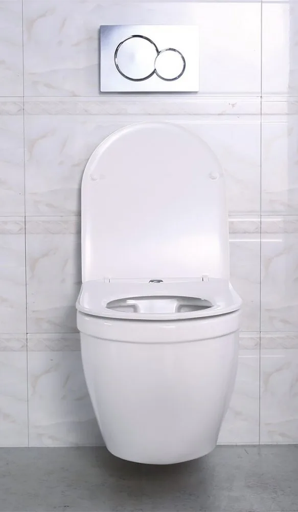 Чаша для унитаза подвесного BelBagno Loto BB070CHR безободковая Sancos — официальный сайт
