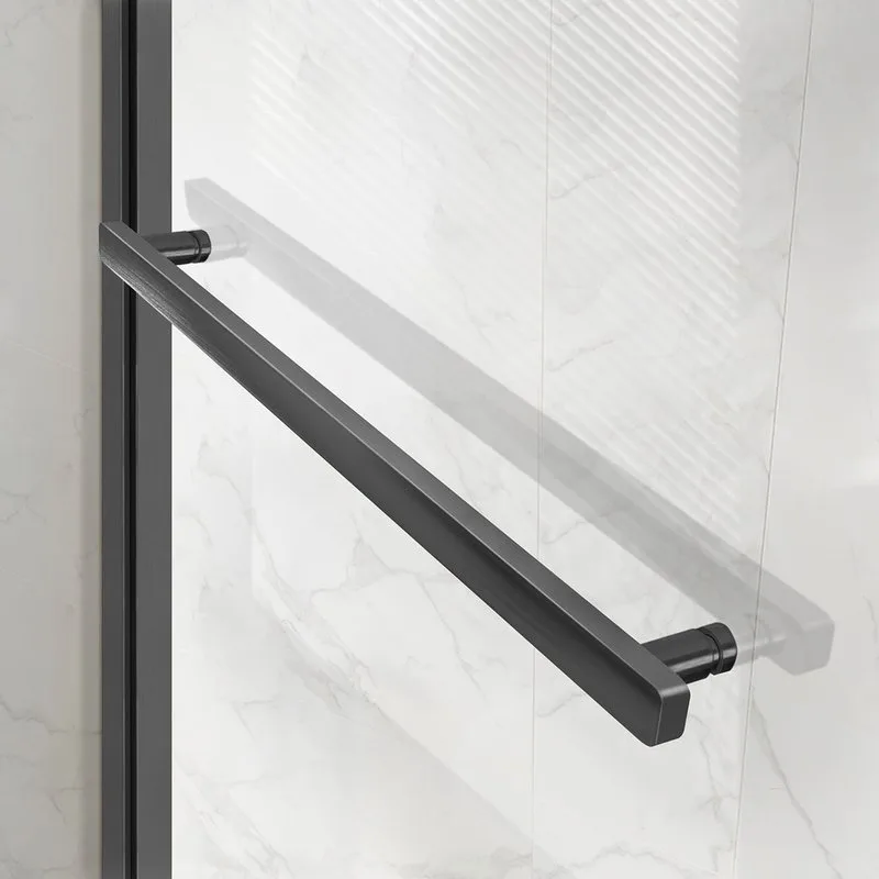 Душевая дверь в нишу Vincea Slim Soft VDS-1SS120CLGM 120 см профиль вороненая сталь, стекло прозрачн Sancos — официальный сайт