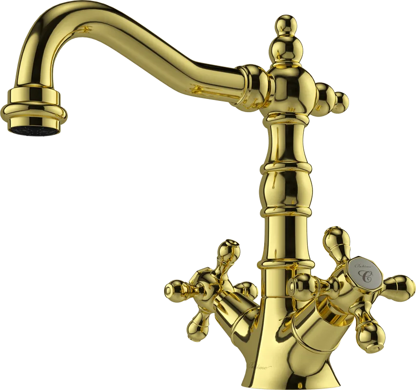 Смеситель для раковины Boheme Tradizionale Oro 292 Sancos — официальный сайт