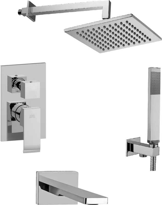 Душевой комплект Paffoni Elle KITEL019CR120, С ВНУТРЕННЕЙ ЧАСТЬЮ, верхний душ 20 см, хром Sancos — официальный сайт