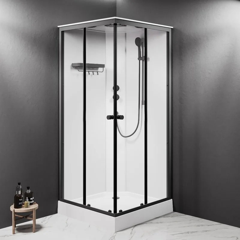 Душевая кабина AM.PM X-Joy Square W94C-403-090BT 90х90 см, матовый черный Sancos — официальный сайт