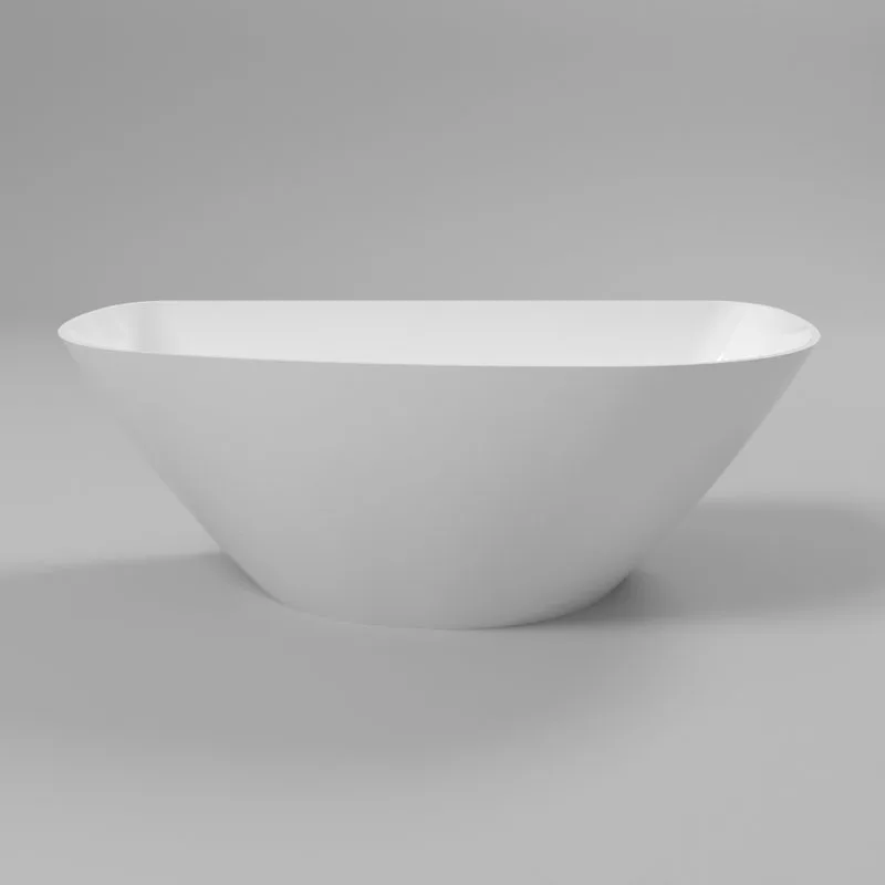 Ванна из искусственного камня WHITECROSS Topaz 170x80 см, отдельностоящая, белая, асимметричная, с д Sancos — официальный сайт