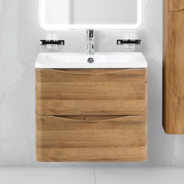 Тумба под раковину без столешницы BelBagno Acqua 60 подвесная, rovere rustico Sancos — официальный сайт