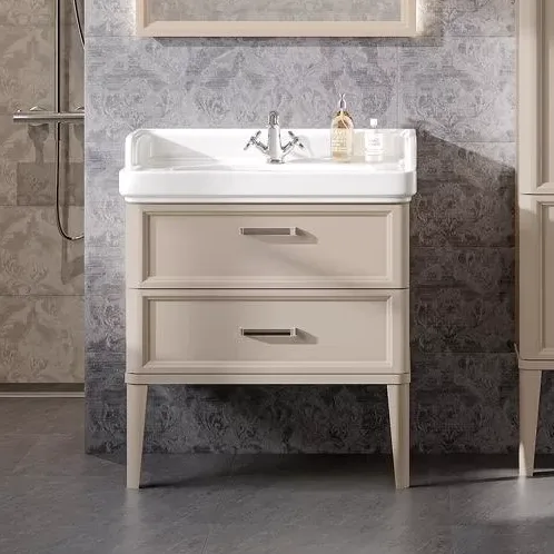 Тумба под раковину без столешницы KERAMA MARAZZI Pompei 80 напольная, с 2 ящиками, камео бежевый гля Sancos — официальный сайт